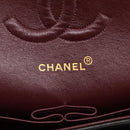 CHANEL Matelasse 25 Chain Shoulder Bag Lamb Skin Black Gold CC Auth BA15943SAM-19