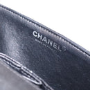 CHANEL Matelasse Chain Shoulder Bag Lamb Skin Black Silver CC Auth BA15944M-16