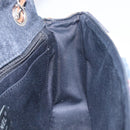 CHANEL Chain Limited Edition Patchwork Bag Denim Blue Silver CC Auth BA15945SM-20
