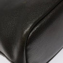 BURBERRY Shoulder Bag Leather Brown Gold Auth BA1595-14