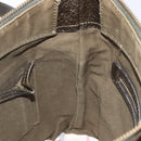 BURBERRY Shoulder Bag Leather Brown Gold Auth BA1595-21