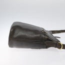 BURBERRY Shoulder Bag Leather Brown Gold Auth BA1595-3