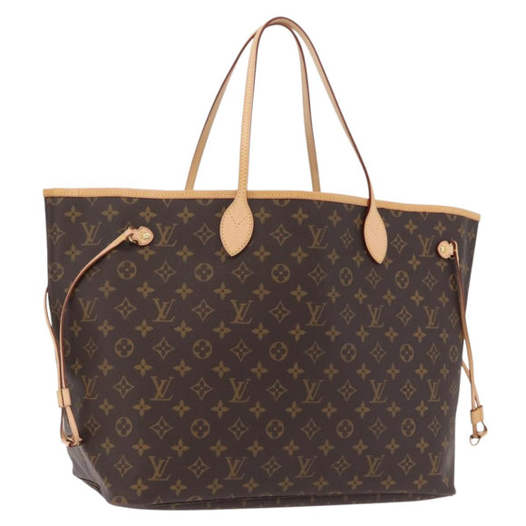 LOUIS VUITTON Monogram Neverfull GM Tote Bag M40157 LV Auth BA15950SAM