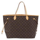 LOUIS VUITTON Monogram Neverfull GM Tote Bag M40157 LV Auth BA15950SAM-2