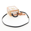 LOUIS VUITTON Monogram Camera Box Shoulder Bag White M10329 LV Auth BA15953SM-10