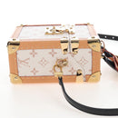 LOUIS VUITTON Monogram Camera Box Shoulder Bag White M10329 LV Auth BA15953SM-6
