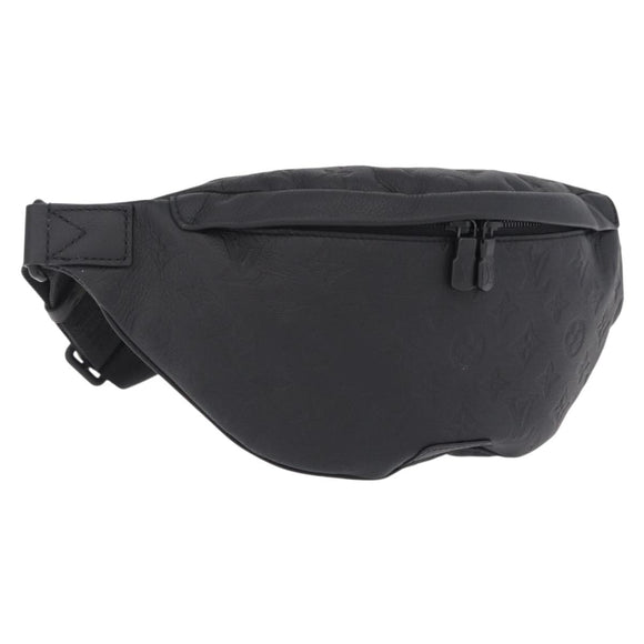 LOUIS VUITTON Monogram Shadow Discovery Bum Bag Black M44388 LV Auth BA15954M