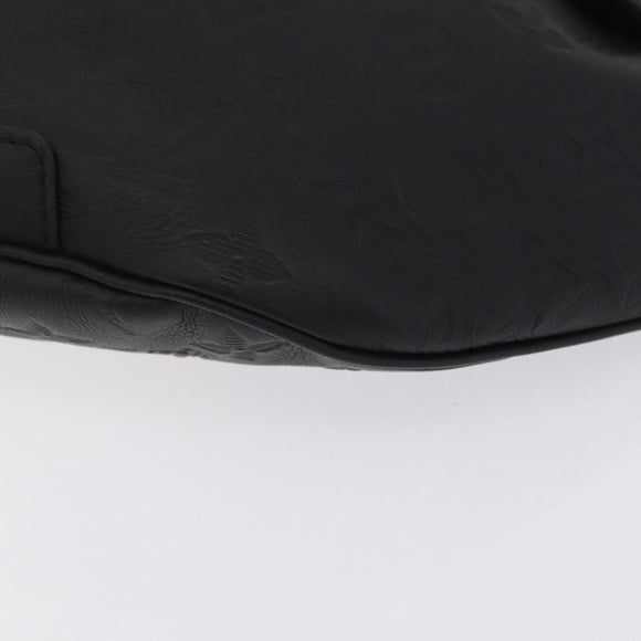LOUIS VUITTON Monogram Shadow Discovery Bum Bag Black M44388 LV Auth BA15954M