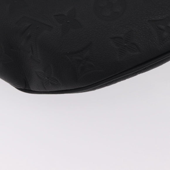 LOUIS VUITTON Monogram Shadow Discovery Bum Bag Black M44388 LV Auth BA15954M