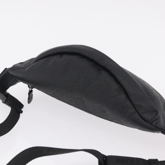 LOUIS VUITTON Monogram Shadow Discovery Bum Bag Black M44388 LV Auth BA15954M