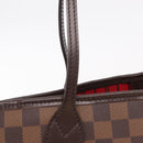 LOUIS VUITTON Damier Ebene Neverfull GM Tote Bag N51106 LV Auth BA15955V-10