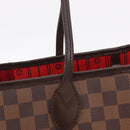 LOUIS VUITTON Damier Ebene Neverfull GM Tote Bag N51106 LV Auth BA15955V-12