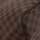 LOUIS VUITTON Damier Ebene Neverfull GM Tote Bag N51106 LV Auth BA15955V-16