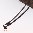 LOUIS VUITTON Damier Ebene Neverfull GM Tote Bag N51106 LV Auth BA15955V-18