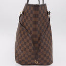 LOUIS VUITTON Damier Ebene Neverfull GM Tote Bag N51106 LV Auth BA15955V-4