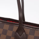 LOUIS VUITTON Damier Ebene Neverfull GM Tote Bag N51106 LV Auth BA15955V-9
