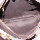 GUCCI GG Canvas Horsebit Shoulder Bag Beige Gold 114890 Auth BA15957V-10