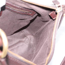 GUCCI GG Canvas Horsebit Shoulder Bag Beige Gold 114890 Auth BA15957V-19