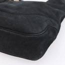 GUCCI New Jackie Shoulder Bag Leather Black Gold 277520 Auth BA15959V-10