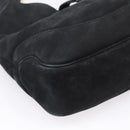 GUCCI New Jackie Shoulder Bag Leather Black Gold 277520 Auth BA15959V-11