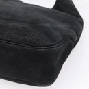 GUCCI New Jackie Shoulder Bag Leather Black Gold 277520 Auth BA15959V-12