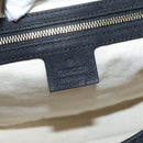 GUCCI New Jackie Shoulder Bag Leather Black Gold 277520 Auth BA15959V-15