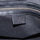 GUCCI GG Canvas Tote Bag Black Gold 223972 Auth BA15960V-14