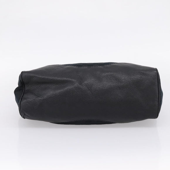 GUCCI GG Canvas Tote Bag Black Gold 223972 Auth BA15960V
