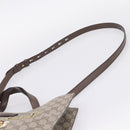GUCCI GG Supreme Tote Bag PVC 2way Beige Gold 450950 Auth BA15961V-10