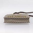GUCCI GG Supreme Tote Bag PVC 2way Beige Gold 450950 Auth BA15961V-11