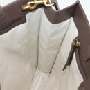 GUCCI GG Supreme Tote Bag PVC 2way Beige Gold 450950 Auth BA15961V-19