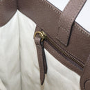 GUCCI GG Supreme Tote Bag PVC 2way Beige Gold 450950 Auth BA15961V-20