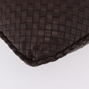 Bottega Veneta INTRECCIATO Hobo Bag Leather Brown Gold 115654 Auth BA15963V-10