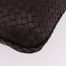 Bottega Veneta INTRECCIATO Hobo Bag Leather Brown Gold 115654 Auth BA15963V-11