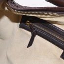 Bottega Veneta INTRECCIATO Hobo Bag Leather Brown Gold 115654 Auth BA15963V-19