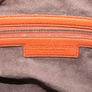 Bottega Veneta INTRECCIATO Hobo Bag Leather Orange Gold 115653 Auth BA15964V-15
