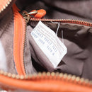 Bottega Veneta INTRECCIATO Hobo Bag Leather Orange Gold 115653 Auth BA15964V-21