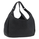 Bottega Veneta INTRECCIATO Tote Bag Leather Black 125787 Auth BA15965V-1