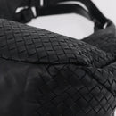 Bottega Veneta INTRECCIATO Tote Bag Leather Black 125787 Auth BA15965V-14