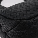 Bottega Veneta INTRECCIATO Tote Bag Leather Black 125787 Auth BA15965V-15