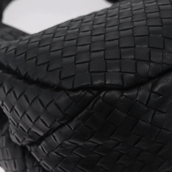 Bottega Veneta INTRECCIATO Tote Bag Leather Black 125787 Auth BA15965V
