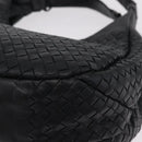 Bottega Veneta INTRECCIATO Tote Bag Leather Black 125787 Auth BA15965V-16