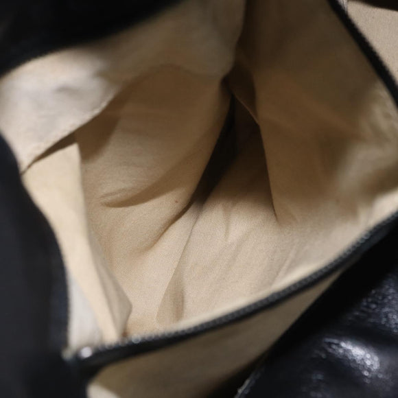 Bottega Veneta INTRECCIATO Tote Bag Leather Black 125787 Auth BA15965V