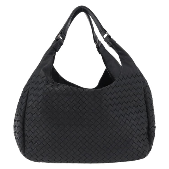Bottega Veneta INTRECCIATO Tote Bag Leather Black 125787 Auth BA15965V