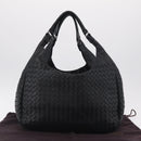 Bottega Veneta INTRECCIATO Tote Bag Leather Black 125787 Auth BA15965V-12
