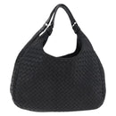Bottega Veneta INTRECCIATO Tote Bag Leather Black 125787 Auth BA15965V-2