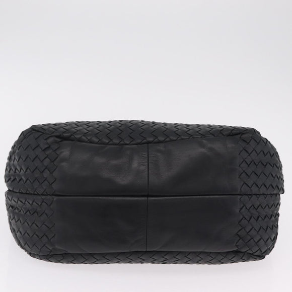 Bottega Veneta INTRECCIATO Tote Bag Leather Black 125787 Auth BA15965V