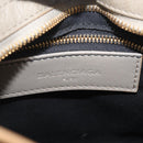 Balenciaga Classic Metal Edge Mini City Bag 2way Beige 390160 Auth BA15968M-24