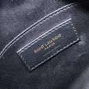 Saint Laurent Chain Viel Shoulder Bag Leather Black Gold Auth BA15972SAM-17