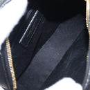 Saint Laurent Chain Viel Shoulder Bag Leather Black Gold Auth BA15972SAM-18